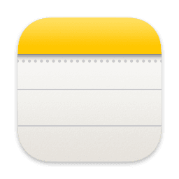 Notes app icon