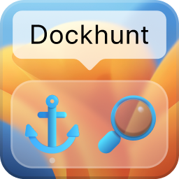 Dockhunt logo bouncing